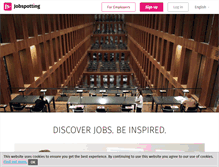 Tablet Screenshot of jobspotting.com